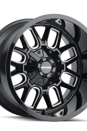 Wholesale Mayhem 8107 Cogent 18x9 / 8x170 BP / 0mm Offset / 125.2mm Hub Gloss Black Milled Wheel