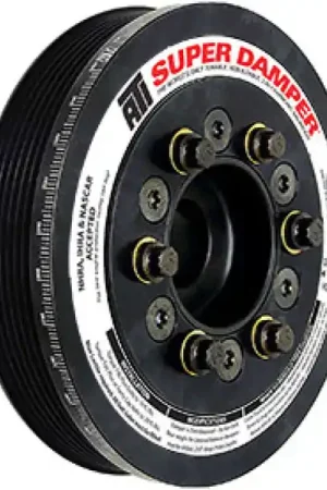 ATI Damper - 7.795in - Alum - 8 & 6 Grv - Ford Coyote 5.0 - 15 Percent OD - w/A/C Pulley Budget