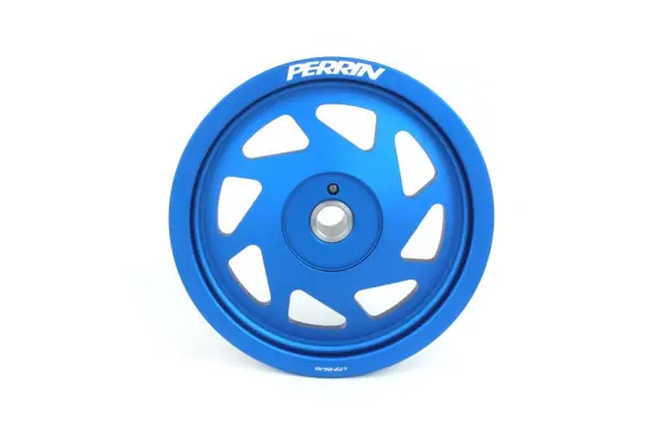 PERRIN 19-21 Subaru WRX / 16-18 Forester / 15-19 Legacy Lightweight Crank Pulley - Blue Super Sale