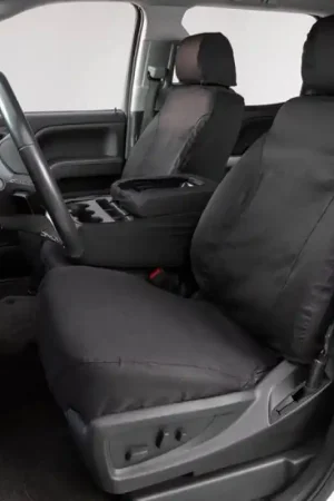 Authentic Covercraft 99-02 Chevrolet Polycotton SeatSaver Custom Front Row Seat Covers - Charcoal