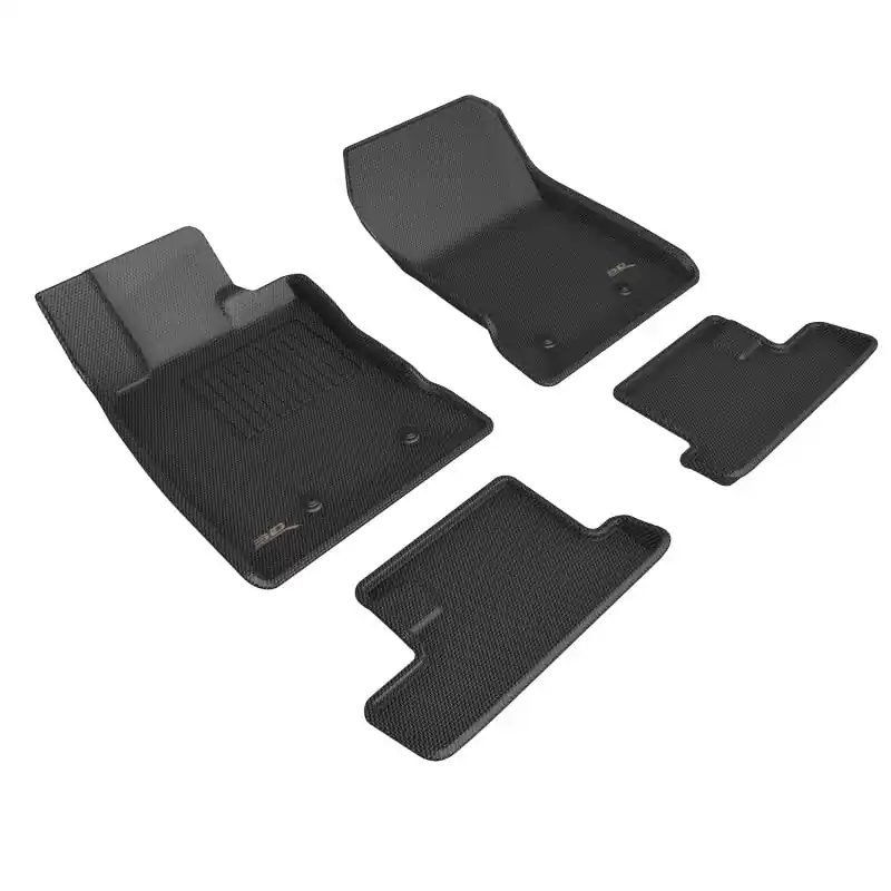 3D MAXpider 2022 Toyota GR86 Kagu 1st & 2nd Row Floor Mats - Black Discount
