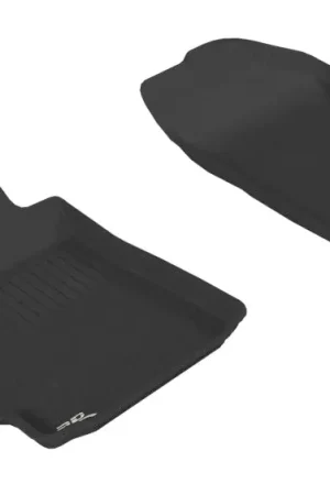 3D MAXpider 2007-2011 Toyota Camry Kagu 1st Row Floormat - Black Hot Deal