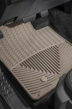 Fresh Stock WeatherTech 87-95 Jeep Wrangler Front Rubber Mats - Tan
