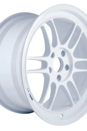 Enkei RPF1 18x9.5 5x114.3 38mm Offset 73mm Center Bore Vanquish White Wheel (Special Order/ MOQ 40*) Bulk Order