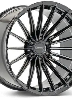 Luxury Vossen HFX-4 24x10 - 6x135 - ET25 - Deep - 87.1 - Gloss Black Wheel