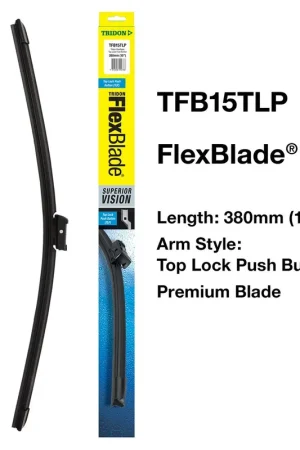 Tridon Flexblade - Top Lock Push Button 15In - TFB15TLP Deal