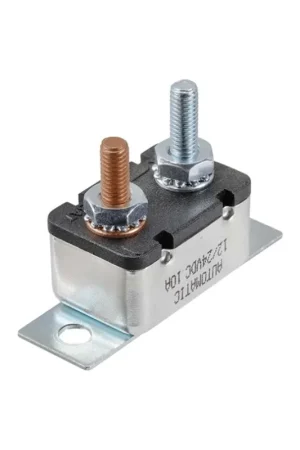 Original Narva 54730BL 30A Automatic Reset Straight Bracket Circuit Breaker