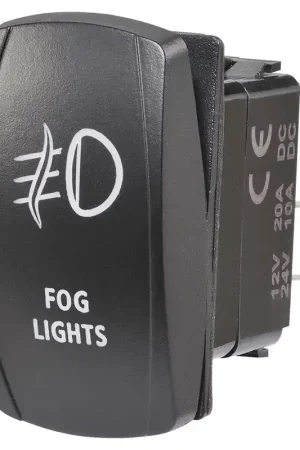 Narva 63222BL 12\\/24V Off\\/On LED Illuminated Sealed Rocker Switch With “Fog Lights” Symbol (Blue) Handmade