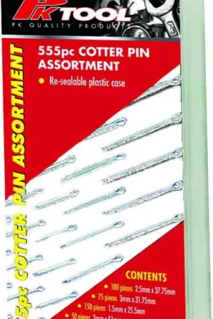 Fast Shipping PKTool 555pc Split\\/Cotter Pin Assortment - RG2803 (Pickup Only)