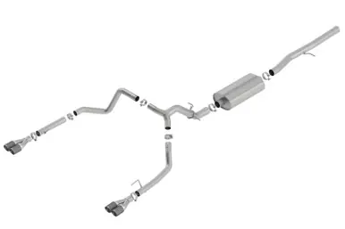Borla 19 Chevrolet Silverado/GMC Sierra 1500 6.2L SS Touring Catback Exhaust - Carbon Fiber Tips - 140772CF Holiday Sale