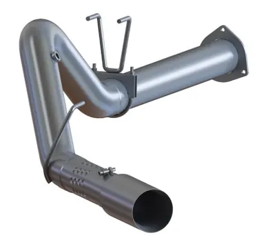 MBRP 2015 Ford F250/350/450 6.7L 4in Single Side Exit Aluminized Exhaust Includes 5in Tip - S6287AL Fan Favorite