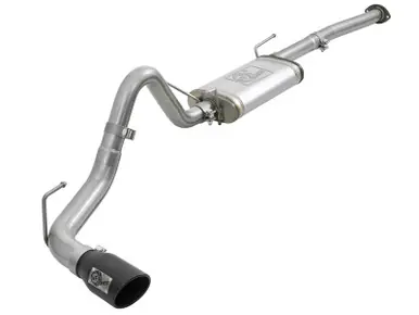 aFe MACH Force-Xp 2-1/2in 304 SS Cat-Back Exhaust w/Black Tips 2016+ Toyota Tacoma L4-2.7L / V6-3.5L - 49-46042-B Final Sale