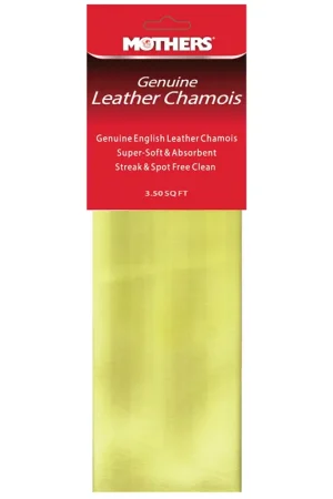 Mothers 3.5 Sq Ft Genuine Leather Chamois - 6720250 Limited Offer