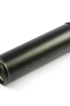 Fast Shipping SAAS Pipe 57mm diameter x 200mm Aluminium Black Powder Coat - SP5757200