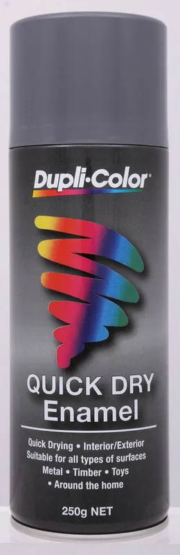 Free Shipping Dupli-Color Quick Dry Enamel Paint - Machine Grey, 250g - CQDE18 (Pickup Only)