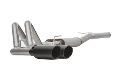 Gibson 04-10 Nissan Titan LE 5.6L 2.5in Cat-Back Dual Sport Exhaust - Black Elite - 68300B Big Sale