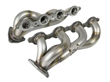 aFe Twisted 1-3/4in 304SS Shorty Header 20-23 GM 2500/3500HD 6.6L V8 - 48-34145 Fan Favorite