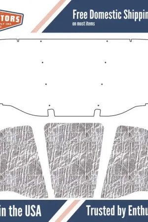 Popular Hood Insulation Pad Heat Shield for 1967-1968 Chevrolet Truck