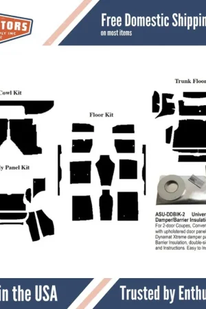 Special Discount Kick Panel Insulation Kit for 60-63 Falcon Convertible Cowl