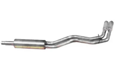 Viral Gibson 98-01 Dodge Ram 1500 Laramie 3.9L 2.5in Cat-Back Dual Sport Exhaust - Aluminized - 6100