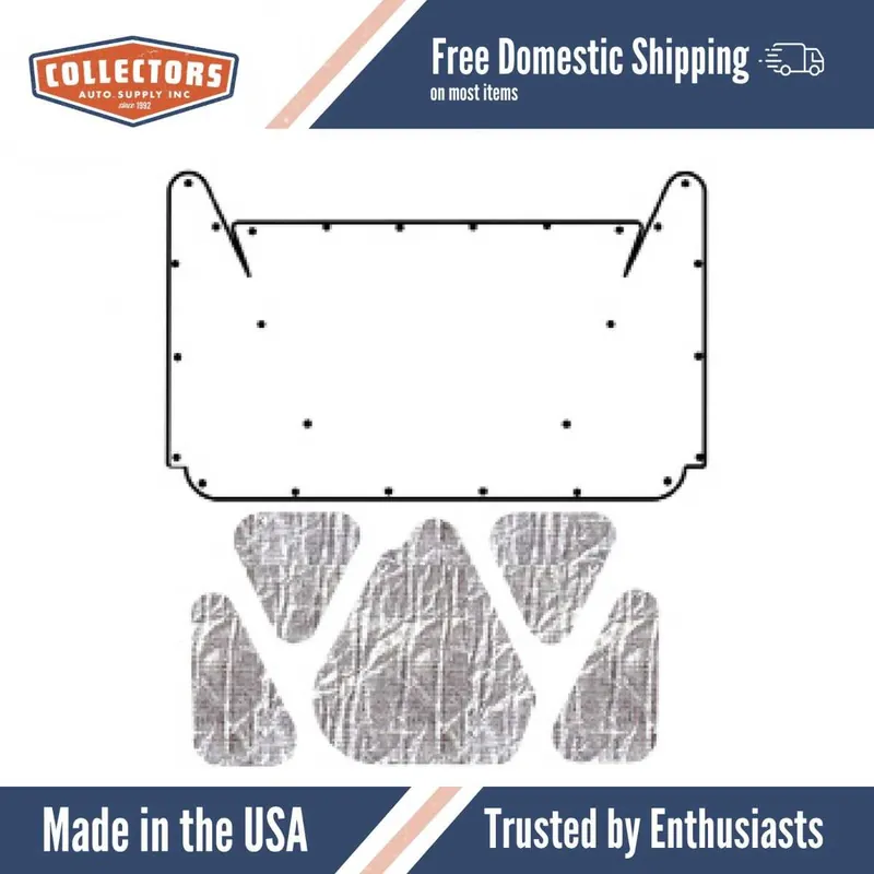 Trending Hood Insulation Pad Heat Shield for 1967 Plymouth GTX AcoustiHood