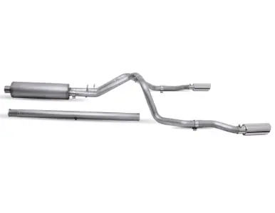 Top Rated Gibson 19-22 GMC Sierra 1500 Denali 5.3L 3in/2.5in Cat-Back Dual Split Exhaust - Stainless - 65689