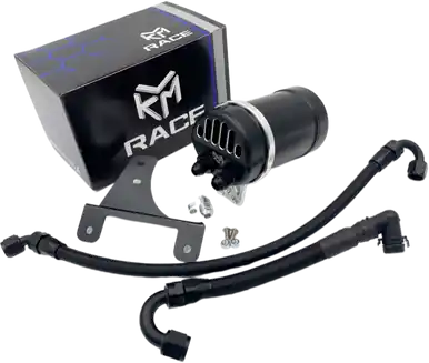 Super Sale KLM A90 Toyota Supra 2020+ Billet Catch Can Kit W/ Fittings and Bracket