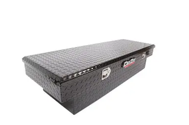 Deezee Universal Tool Box - Red Crossover - Single Lid Black BT Mid Size - DZ8163B Price Cut