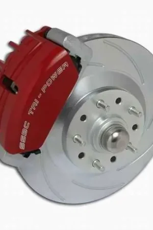 Next Day Delivery SSBC Power Drum to Disc Brake Conversion Kit with 2 Inch Drop Spindles & 2 Piston Aluminum Calipers - Front - A156-5