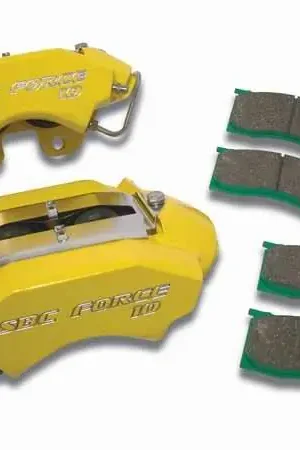 SSBC Direct Bolt-On Force 10 Classic 4-Piston Aluminum Calipers & High Performance Pads - Front - A188-1 Brand New