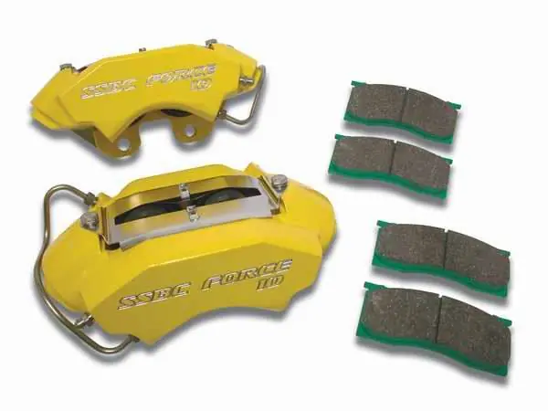 SSBC Direct Bolt-On Force 10 Classic 4-Piston Aluminum Calipers & High Performance Pads - Front - A188-1 Brand New