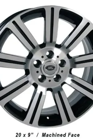 Reduced Price 20 Inch Machined Black 4 Wheel Set