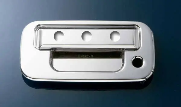 Don’t Miss Out All Sales Polished Billet Tailgate Handle Assembly with Dimpled Handle - 523D