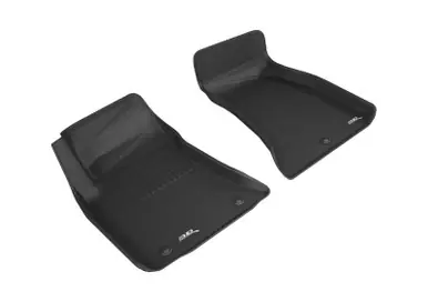 3D MAXpider 2015-2020 Dodge Challenger Rwd Kagu 1st Row Floormat - Black - L1DG02611509 Fresh Stock
