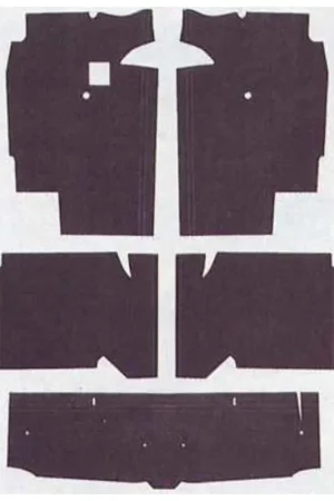 Buy Today Sound Deadener Tar Paper 16pc for 1968-1974 AMC AMX Javelin 2 Door Fastback