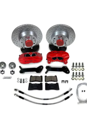Hot Deal Baer Brakes 4261646FR Baer Brakes 11" SS4 Int Hub, Front Brake Kit, Fire Red, SDZ