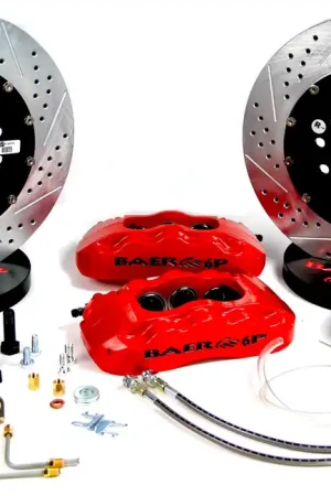 Seasonal Sale Baer Brakes 4261285HO Baer Brakes 14" Pro+ Front Brake Kit, Hugger Orange, SDZ, Std. Studs