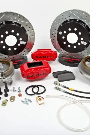 Price Cut Baer Brakes 4302334FR Baer Brakes 13" SS4+ Rear Brake Kit, Fire Red, SDZ