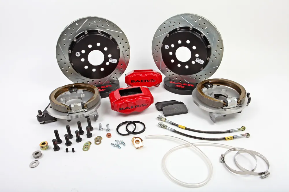 Price Cut Baer Brakes 4302334FR Baer Brakes 13" SS4+ Rear Brake Kit, Fire Red, SDZ