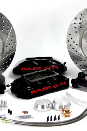 Baer Brakes 4301517B Baer Brakes 13" Track4 Front Brake Kit - Black Hot Deal