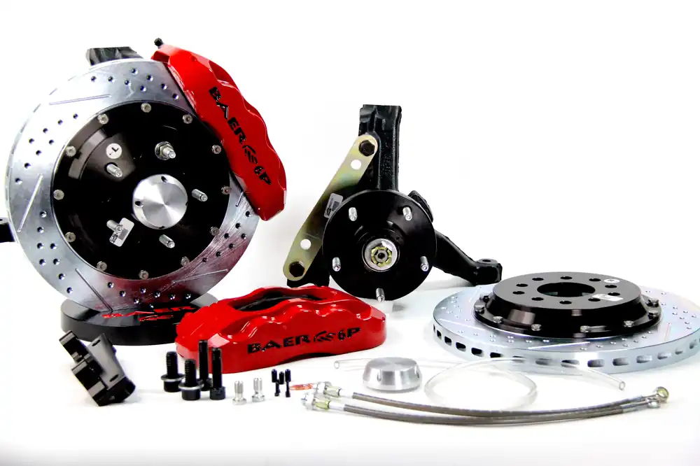 Baer Brakes 4301413FR-1X Baer Brakes 13" Pro+ Front Brake Kit, Fire Red, Slot, Std. Studs Brand New