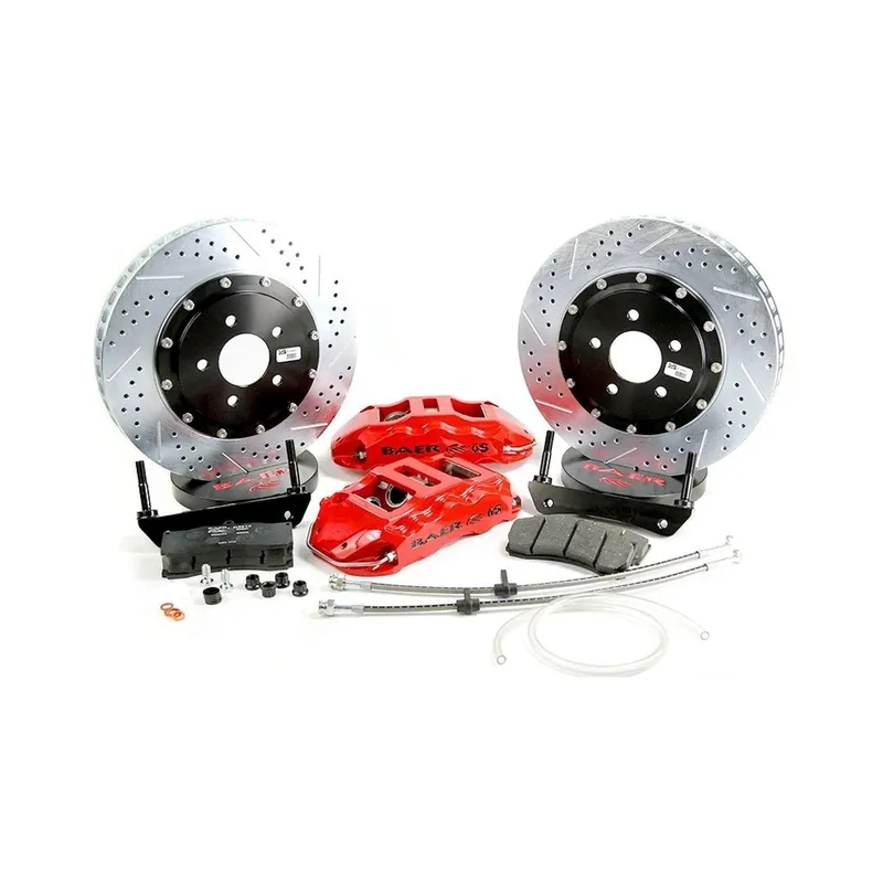 Best Choice Baer Brakes 4301012FR Baer Brakes 14" Extreme+ Front Brake Kit, Fire Red, SDZ