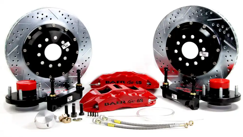 Flash Sale Baer Brakes 4301073CY Baer Brakes 14" Extreme+ Front Brake Kit, Comp Yellow, SDZ, Std. Studs