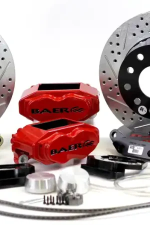Baer Brakes 4261357MG-11 Baer Brakes 11" SS4+ Front Brake Kit, Monster Green, Slot, ARP Studs Sale