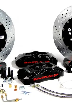 Warranty Included Baer Brakes 4851007B Baer Brakes 14" Pro+ Front Brake Kit - Black