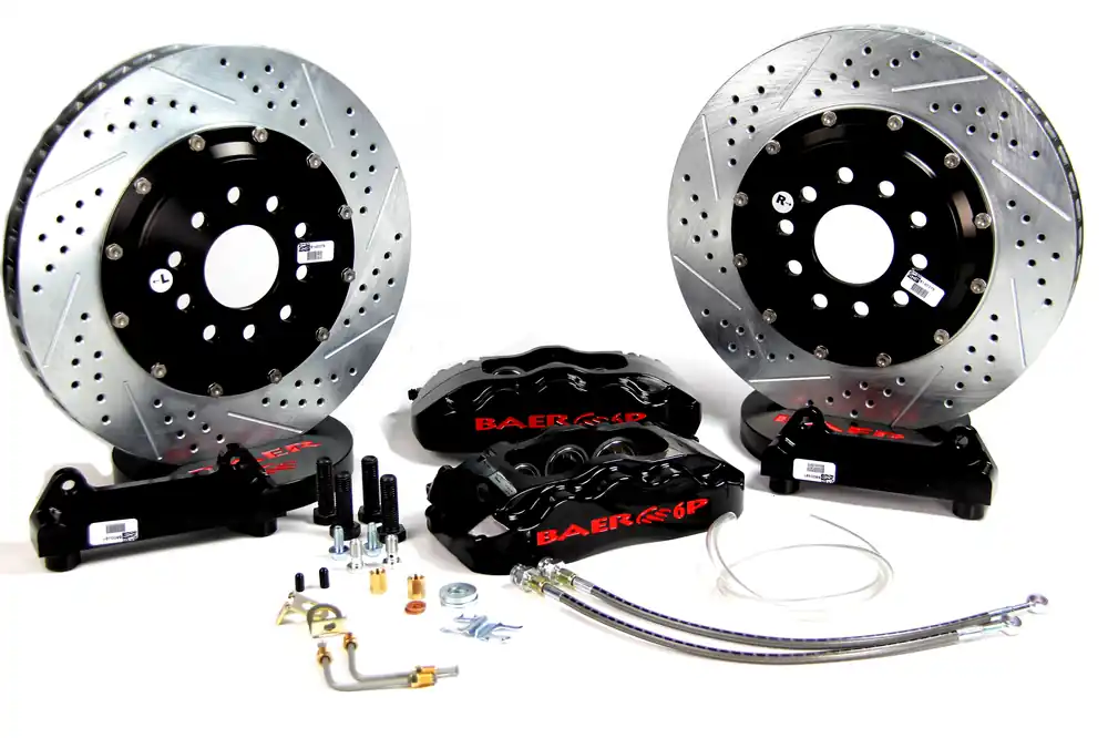 Warranty Included Baer Brakes 4851007B Baer Brakes 14" Pro+ Front Brake Kit - Black