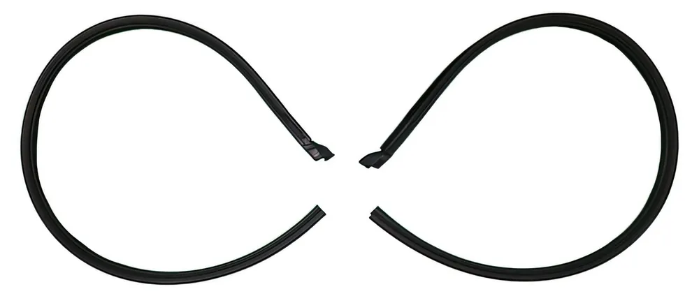 Premium Glass Run Channel Weatherstrip for 1966-67 Chevrolet Chevelle Coupe Convertible