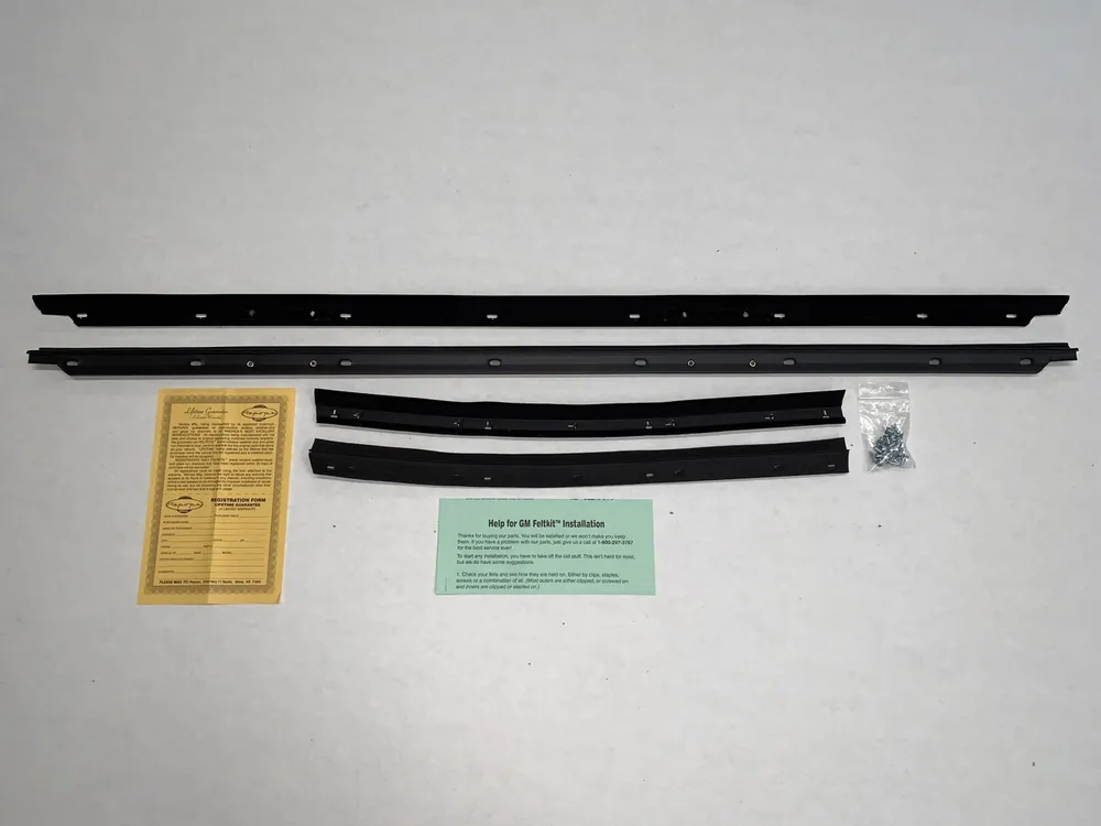 Hot Deal Window Sweeps Felt Kit for 1976 Oldsmobile Delta 88 2 Door Convertible OEM