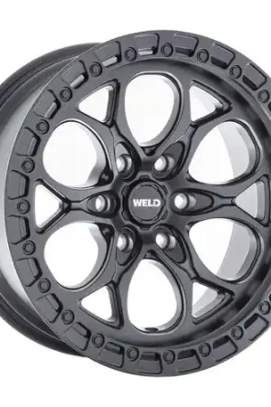 Genuine WELD Off-Road Wheel 20x9 Ledge Six W108 Satin Black | 6x139.7 | +20 Offset |5.75 Backspace | 2016-2026 Tacoma | 2002-2026 4Runner | 2019-2026 Ram 1500 | 2007-2026 Silverado / Sierra 1500 | W10809084575