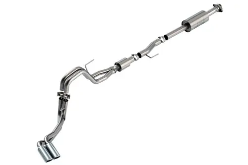 Today Only Borla S-Type Cat-Back Exhaust (Dual Chrome Tips / Passenger Side Exit) For 2021-2023 F-150 5.0L CC/SB | EC/Std. Bed - 140874